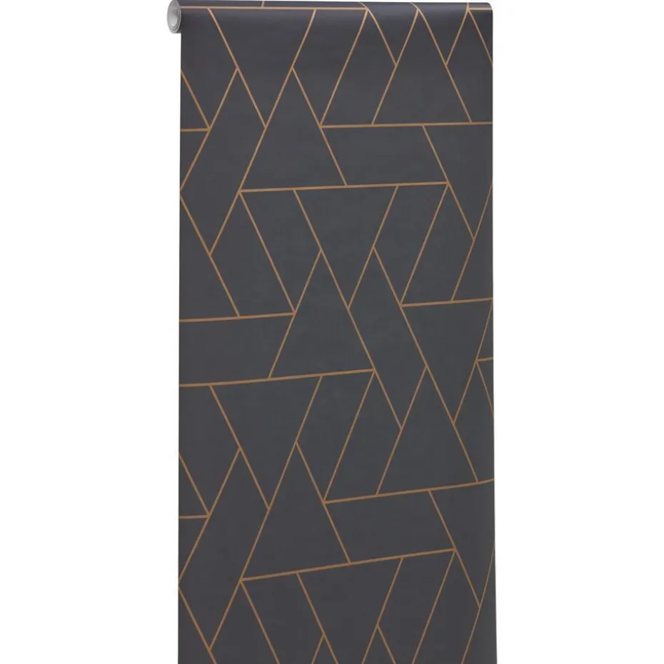 Behang Ties Antraciet