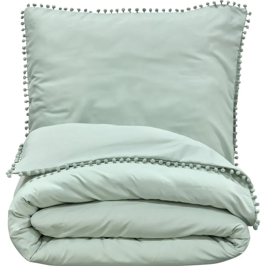 Dekbedovertrek Daisy Groen - 240x220 Cm