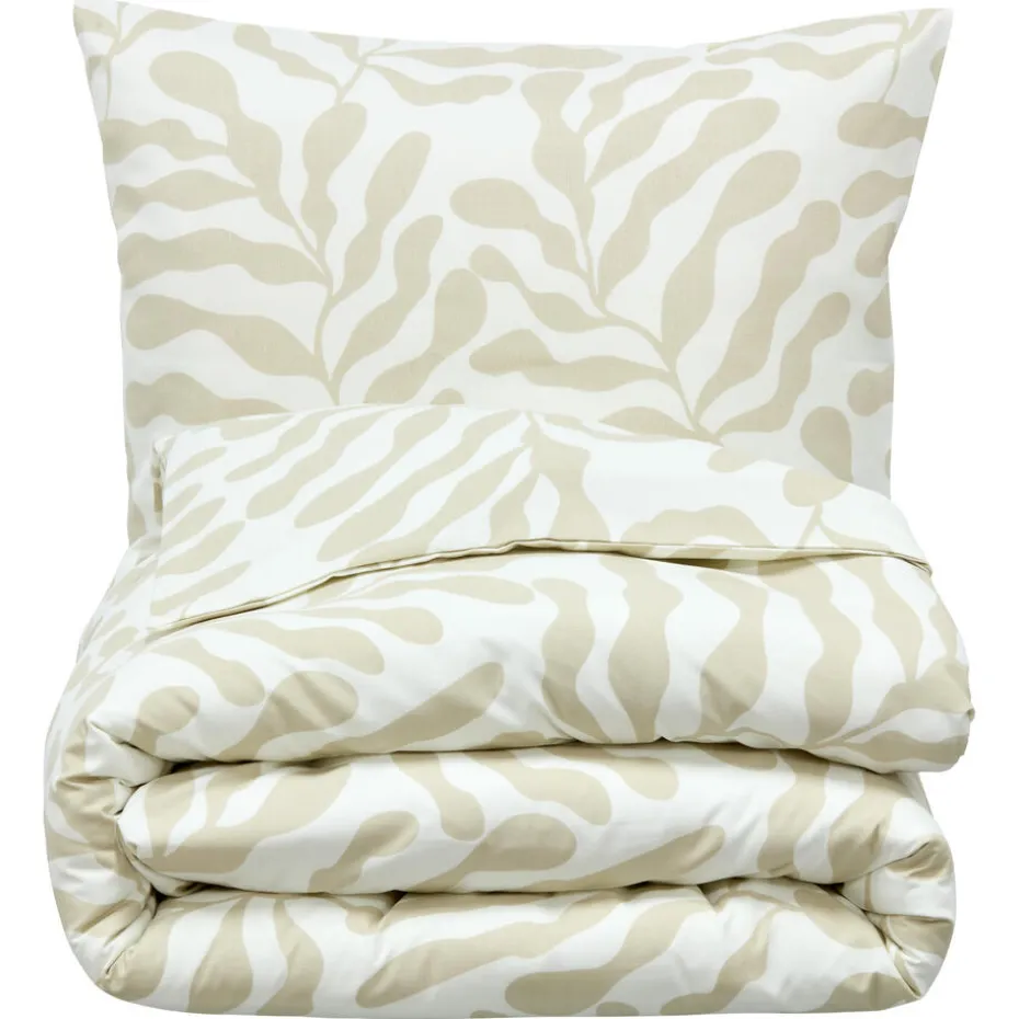 Dekbedovertrek Flanel Linde Beige 240x220 Cm