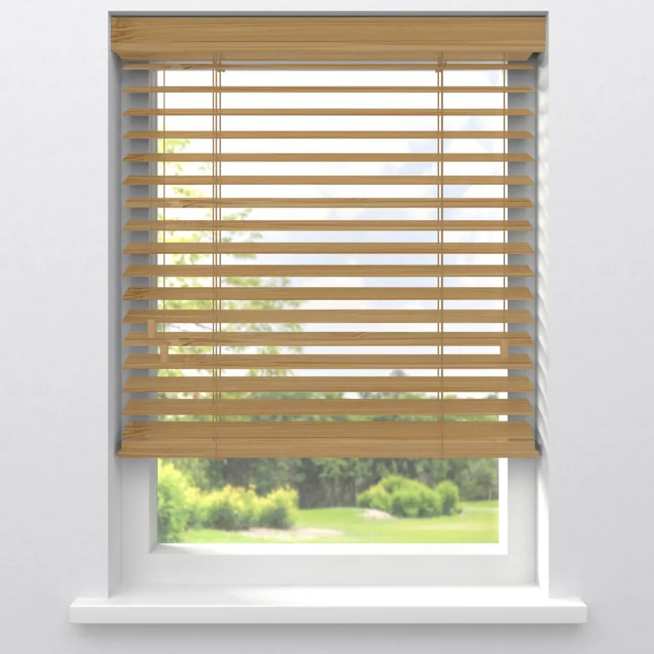 Fenstr Bamboe Jaloezie Wietze Honing 50mm