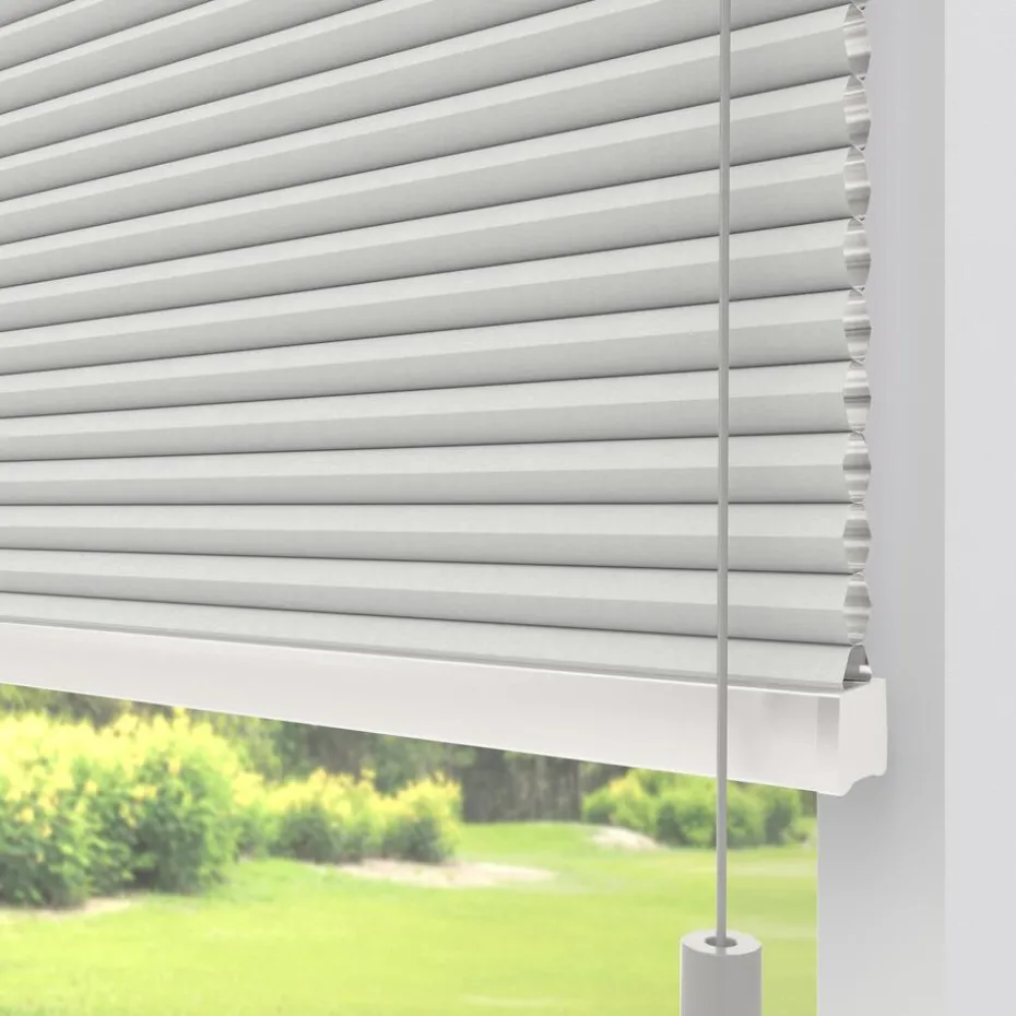 Fenstr Dubbel Plissé Aniek Wit Verduisterend