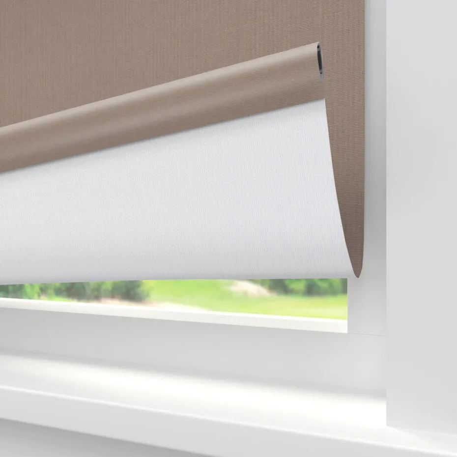 Fenstr Rolgordijn Noor Taupe Verduisterend