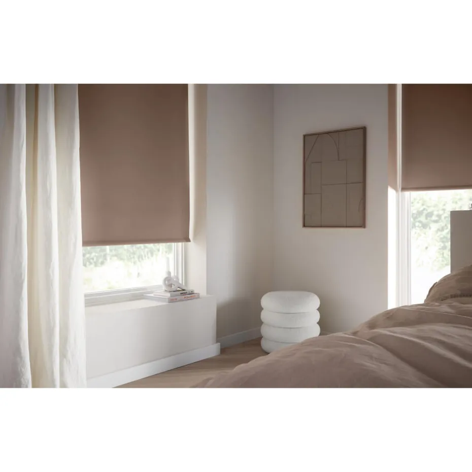 Fenstr Rolgordijn Noor Taupe Verduisterend