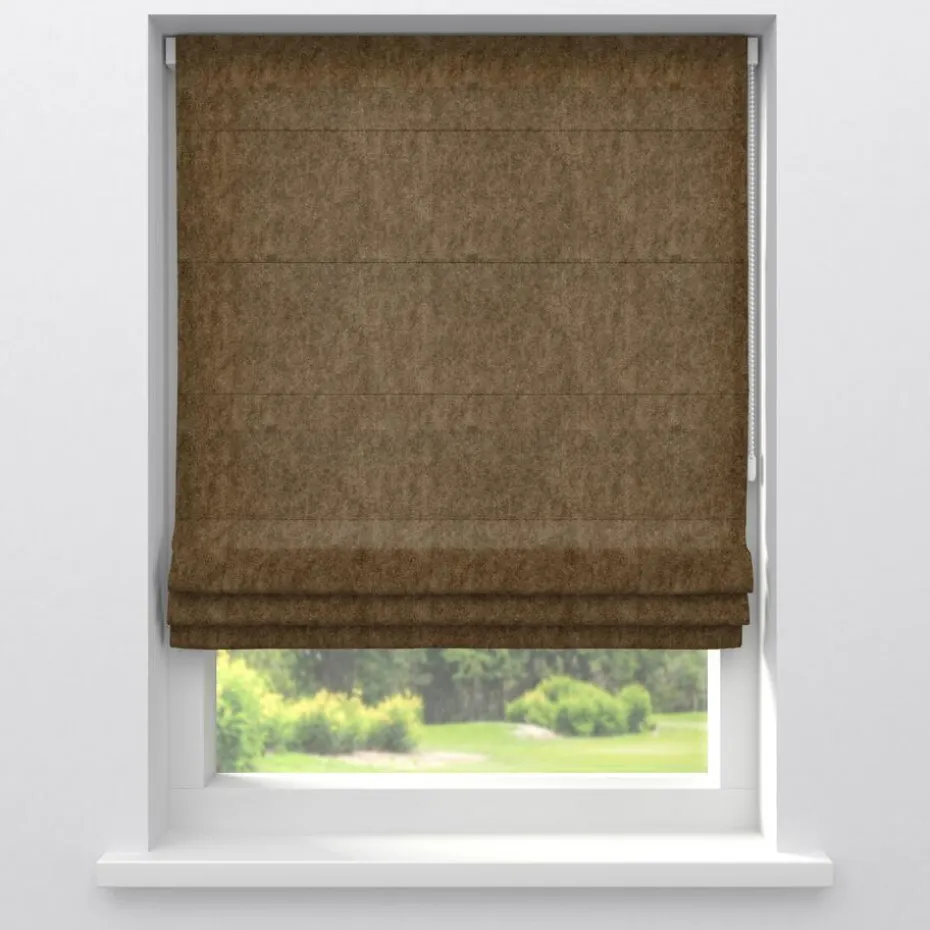 Gordijn Velours Juliet Bruin