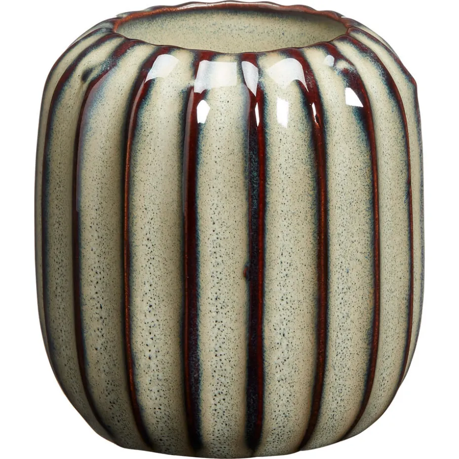 Kandelaar Eton Beige ø 8x9 Cm