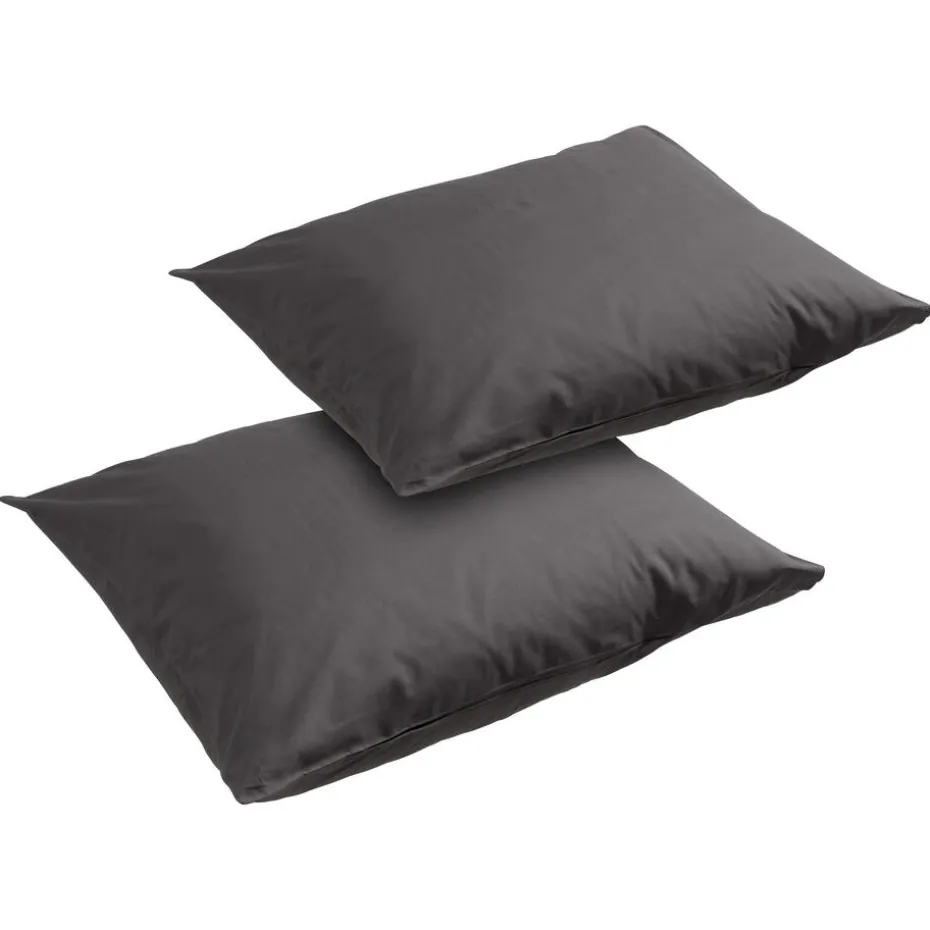 Kussensloop Katoen Antraciet - 60x70cm