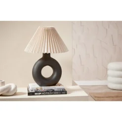 Lampvoet Cirkel Zwart