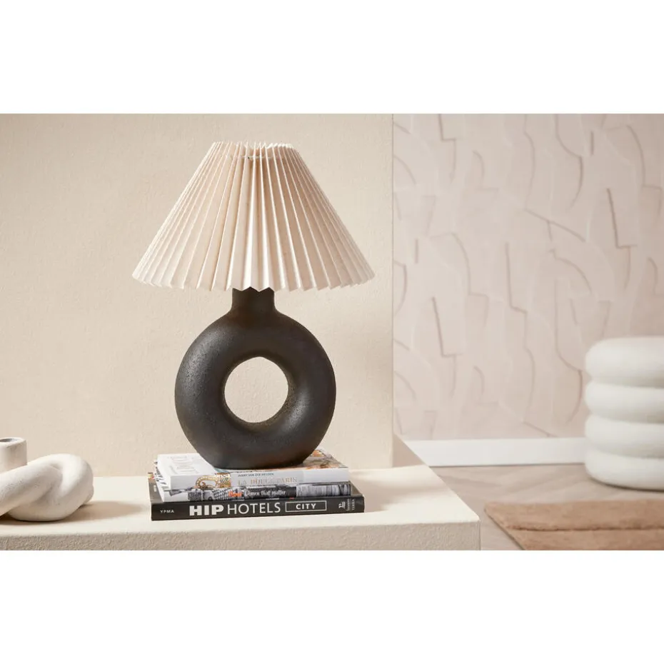 Lampvoet Cirkel Zwart