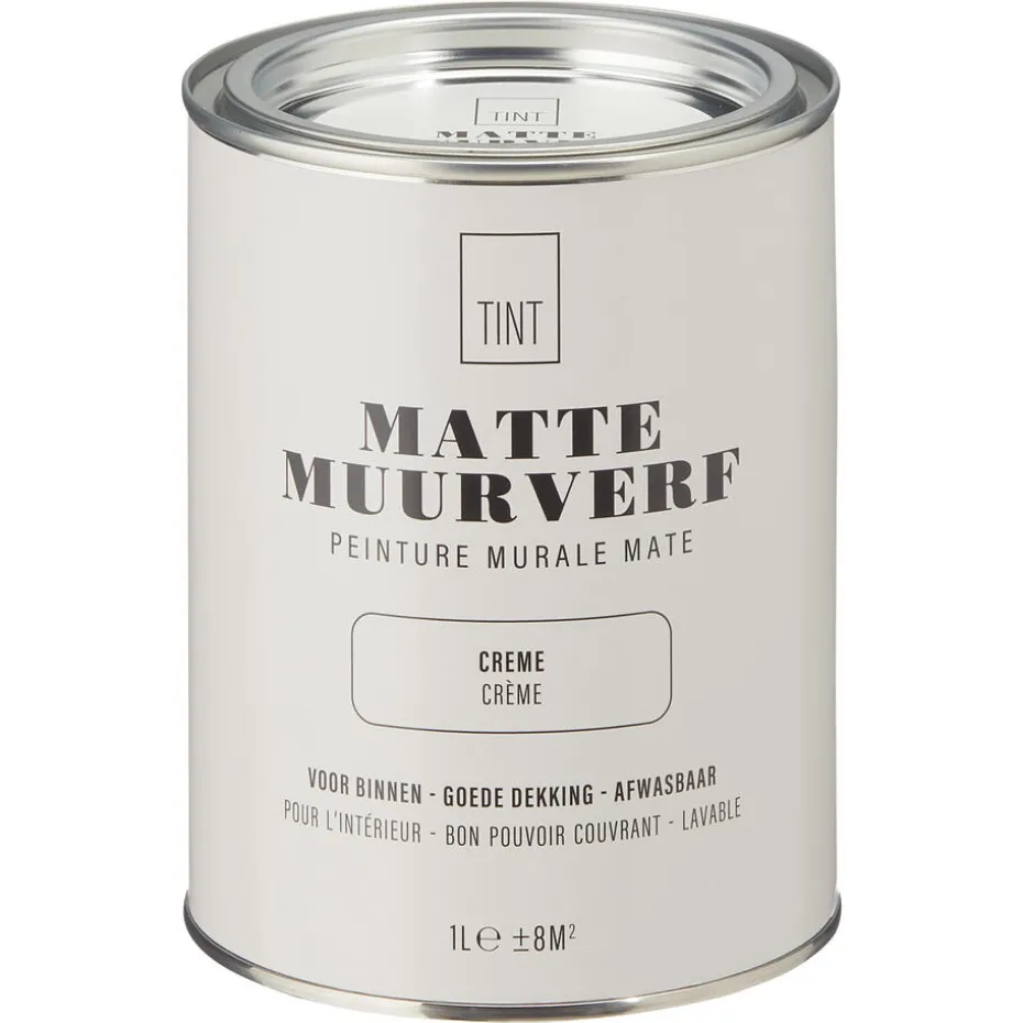 Muurverf Mat Crème 1 L
