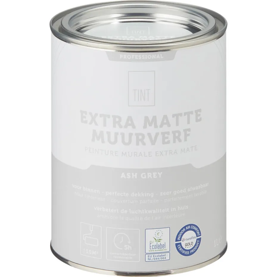 Muurverf Professional Ash Grey 1 L