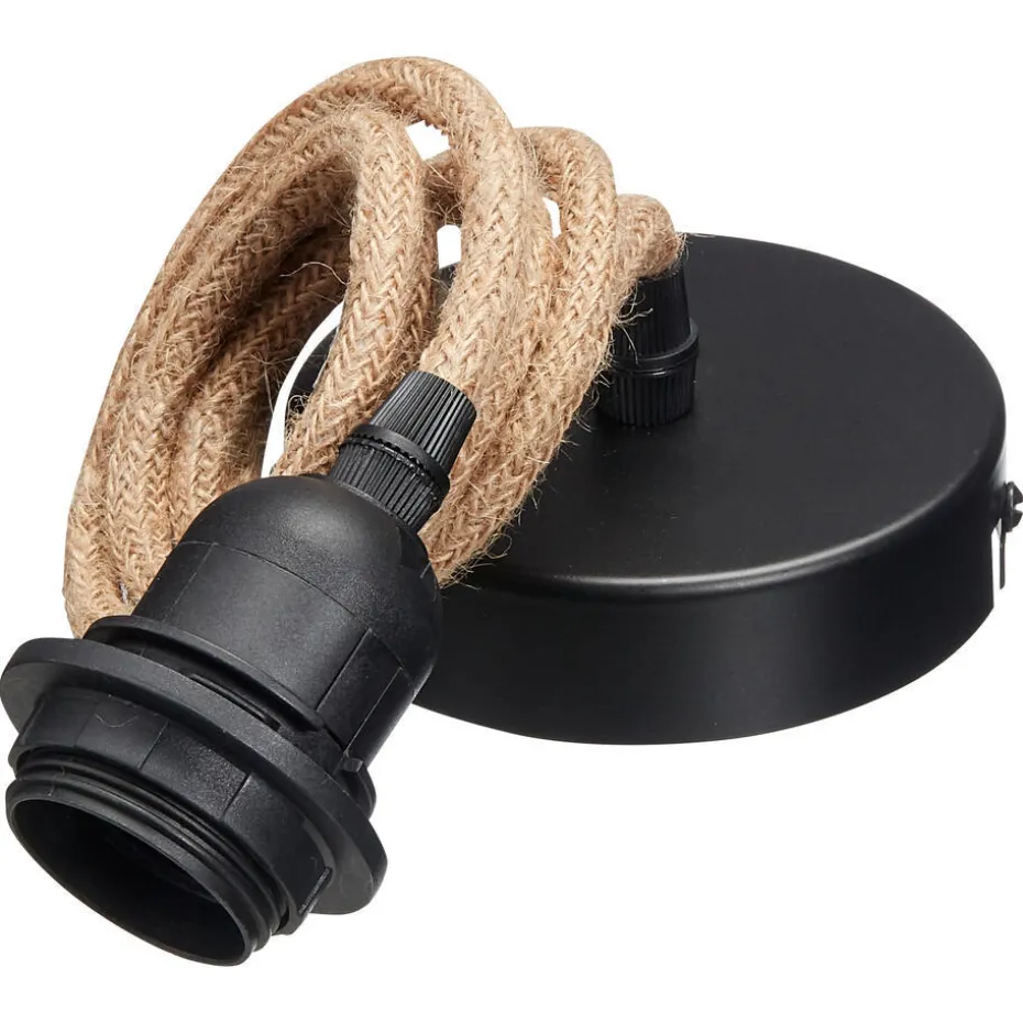 Snoerpendel Touw Zwart