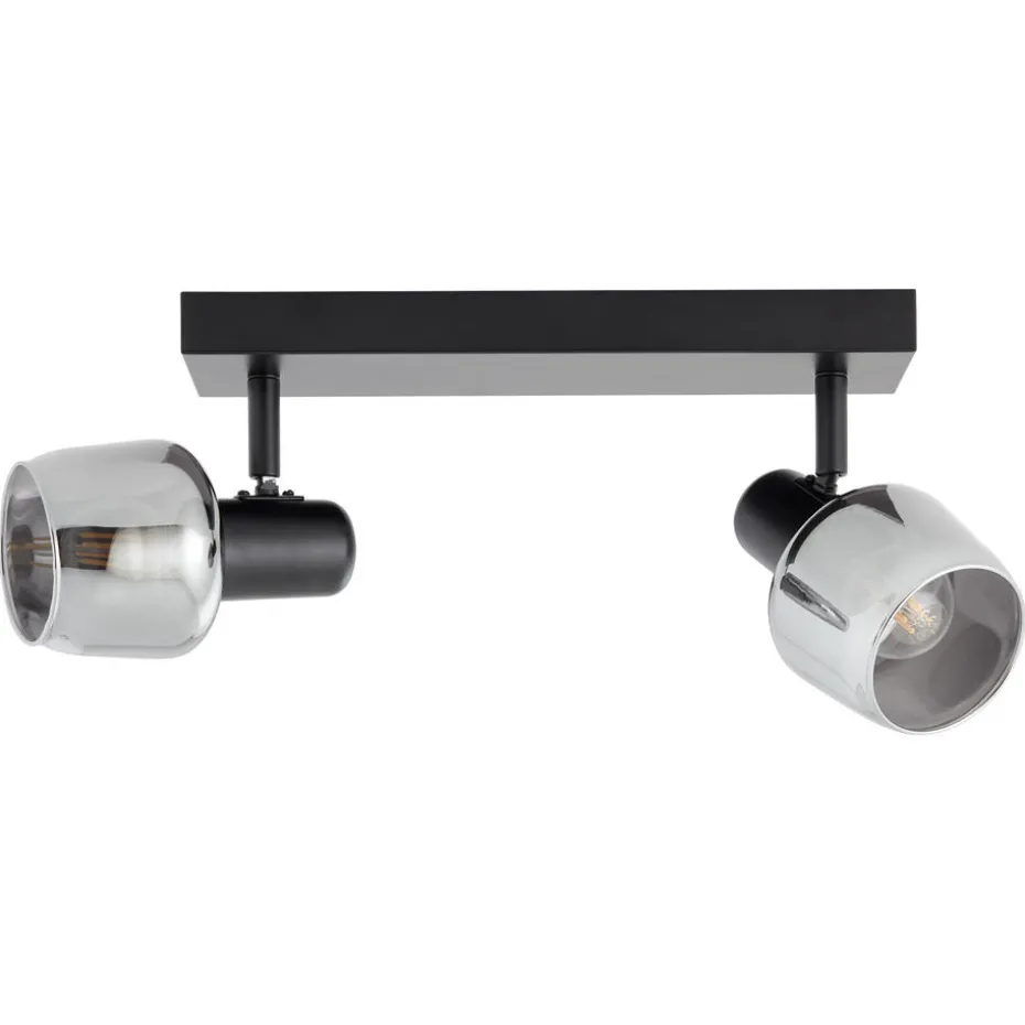 Spot Cala 2-Lichts Zwart