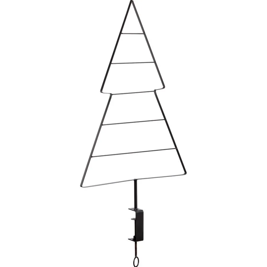 Tafelklem Kerstboom Zwart