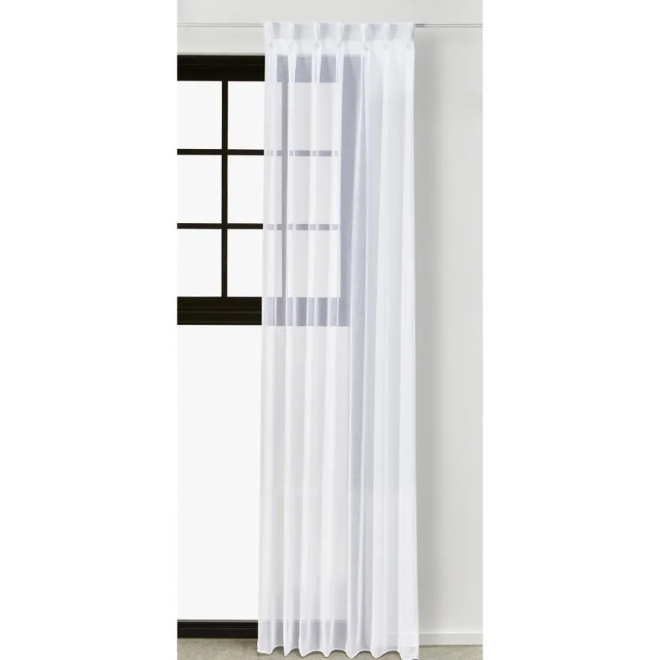 Vitrage Sien Wit 150 Cm