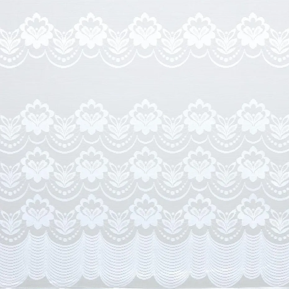 Vitrage Silvia Wit - 180 Cm