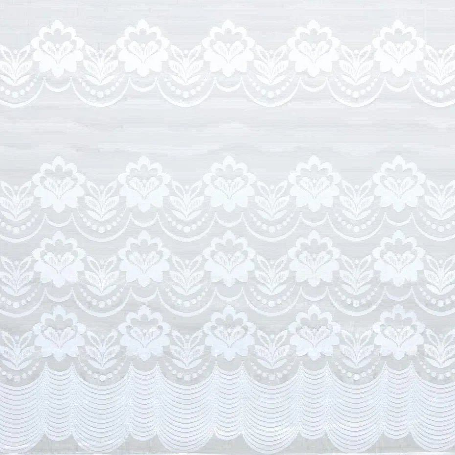 Vitrage Silvia Wit - 180 Cm